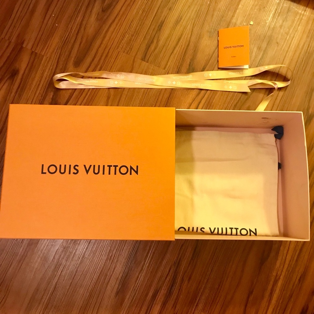 Louis Vuitton box and dust bag
